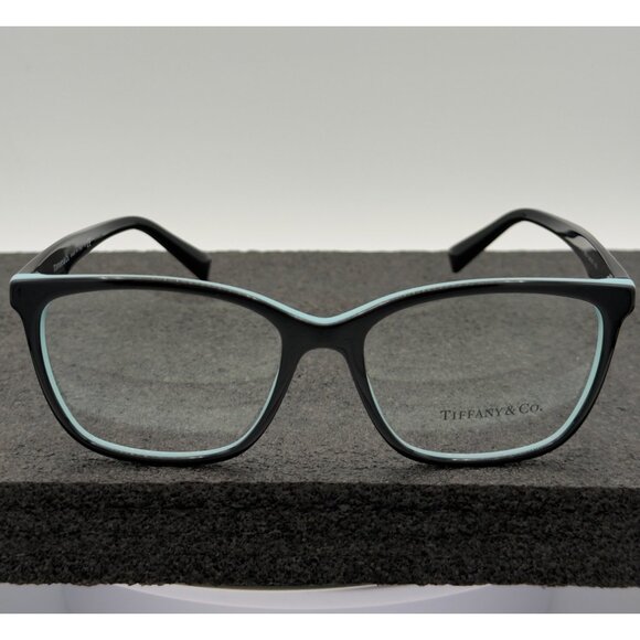 TIFFANY & Co. TF2175 8055 Black On Tiffany Blue Demo Lens 54mm Womens Eyeglasses - Picture 2 of 9